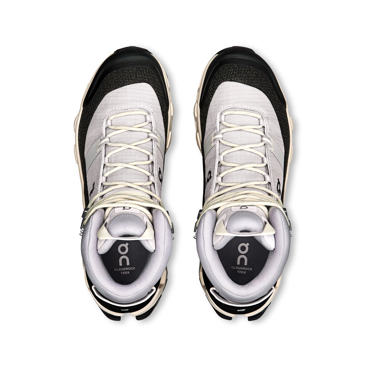 On Cloudrock Trek Waterproof - White | Black