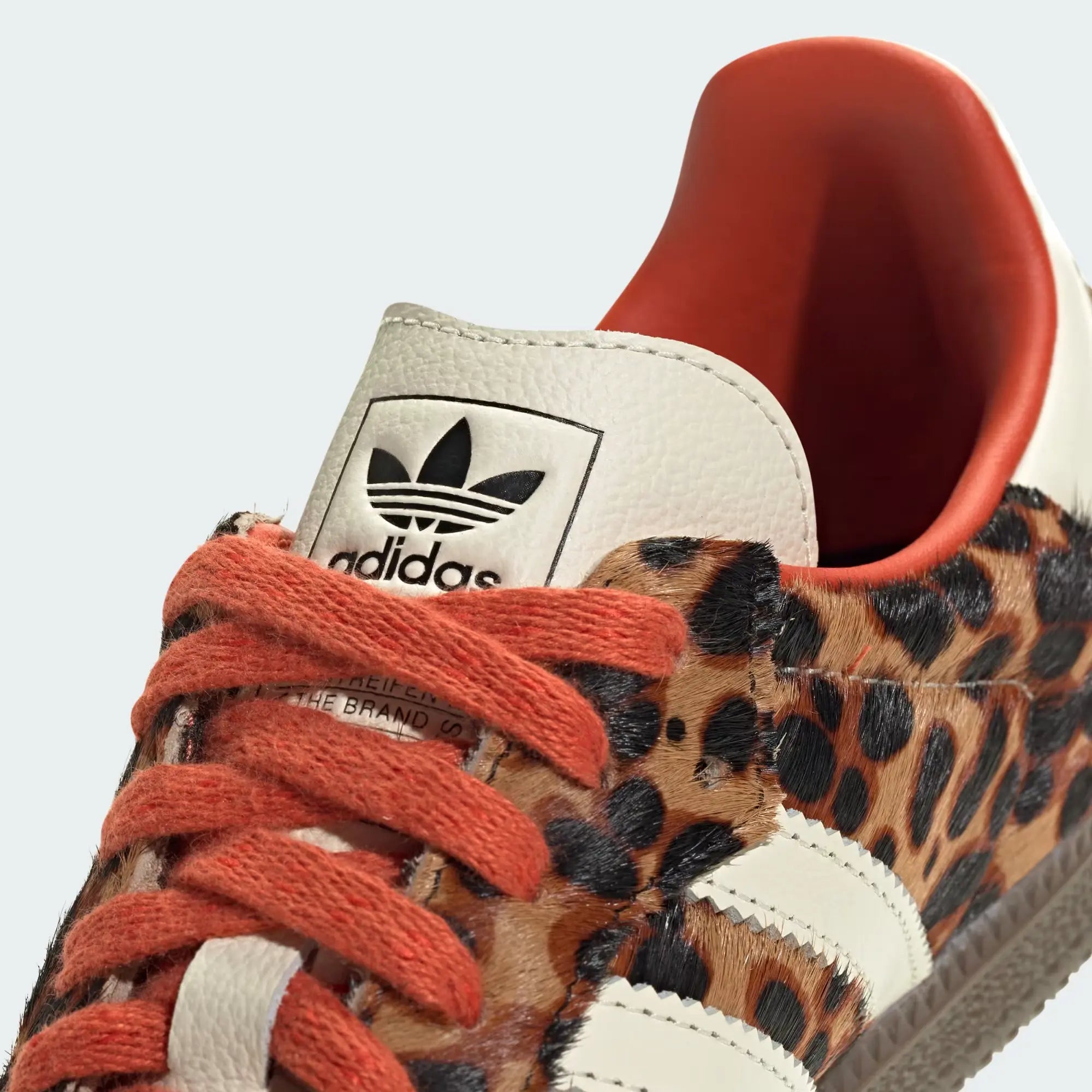 AD Samba Women's Red Leopard Sneakers